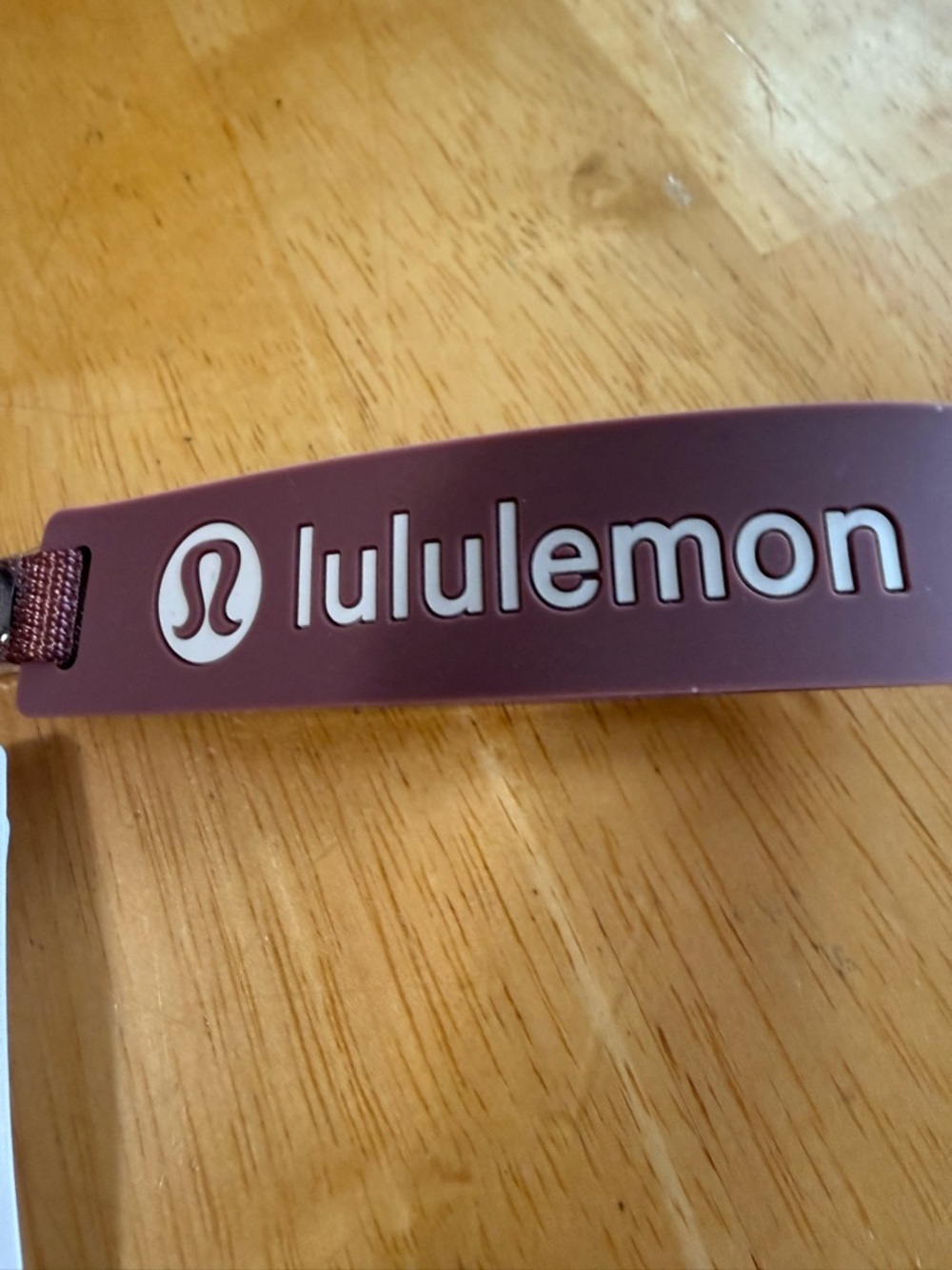 lululemon athletica Pink Silicone Keychain NWT - Picture 4 of 5